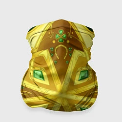 Бандана-труба Золотой клевер, цвет: 3D-принт