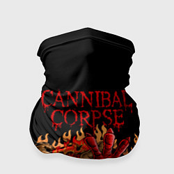 Бандана-труба Cannibal Corpse Труп Каннибала Z, цвет: 3D-принт