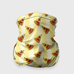 Бандана-труба Кусочки Пиццы, цвет: 3D-принт