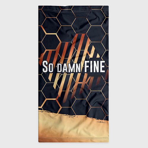 Бандана So damn FINE Neon Steel / 3D-принт – фото 3