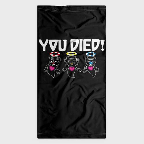 Бандана YOU DIED / 3D-принт – фото 3