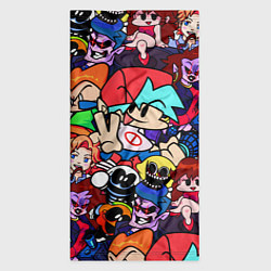 Бандана-труба Friday Night Funkin все герои, цвет: 3D-принт — фото 2