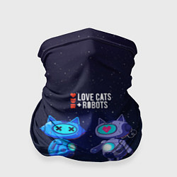 Бандана-труба Love, Death and Robots Любовь, Смерть и Роботы Z, цвет: 3D-принт