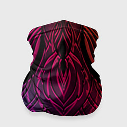 Бандана-труба Фиолетовый узор 3D, цвет: 3D-принт