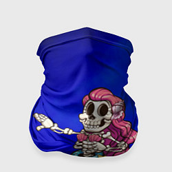 Бандана-труба Русалка скелет Mermaid skeleton, цвет: 3D-принт