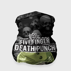 Бандана-труба Five Finger Death Punch 5FDP Z, цвет: 3D-принт