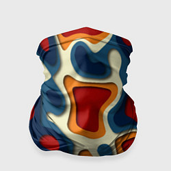 Бандана-труба Пятна краски, цвет: 3D-принт