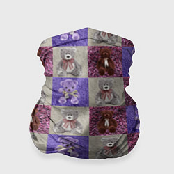 Бандана-труба Медведи на ковре, цвет: 3D-принт
