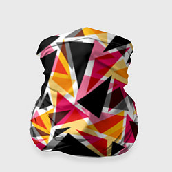 Бандана-труба Разноцветные треугольники, цвет: 3D-принт