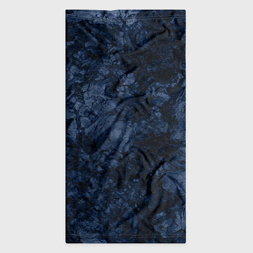 Бандана Темно-синяя текстура камня / 3D-принт – фото 3