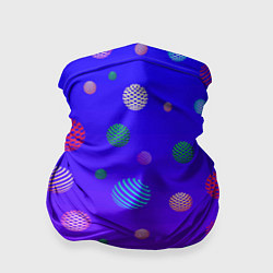 Бандана-труба Фантастические шары, цвет: 3D-принт