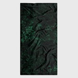 Бандана-труба Темно-зеленый мраморный узор, цвет: 3D-принт — фото 2