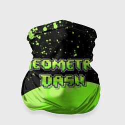Бандана-труба Geometry Dash: Green Evil, цвет: 3D-принт