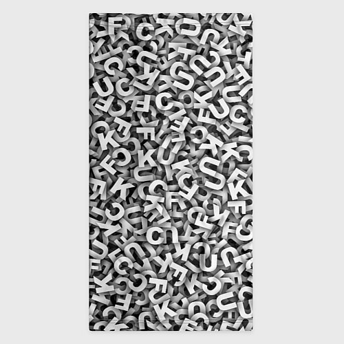 Бандана Буквы UKFC / 3D-принт – фото 3