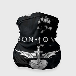 Бандана-труба BON JOVI БОН ДЖОВИ, цвет: 3D-принт