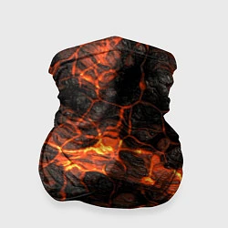 Бандана-труба Горящая лава, цвет: 3D-принт