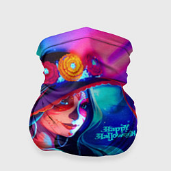 Бандана-труба Неоновая ведьма, цвет: 3D-принт