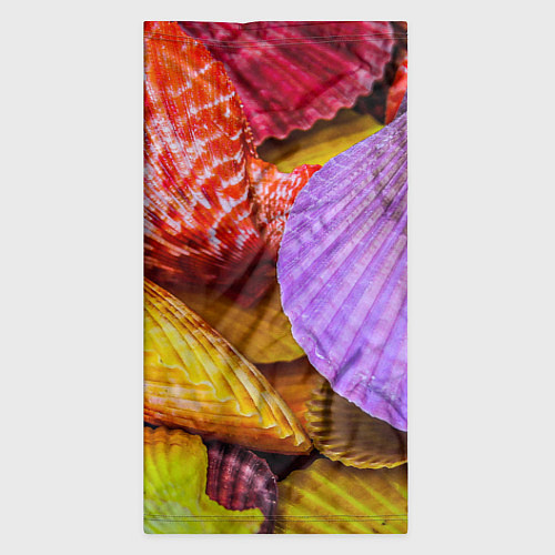 Бандана Разноцветные ракушки multicolored seashells / 3D-принт – фото 3