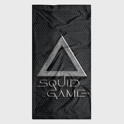 Бандана-труба ИГРА В КАЛЬМАРА СИМВОЛ ТРЕУГОЛЬНИК SQUID GAME, цвет: 3D-принт — фото 2