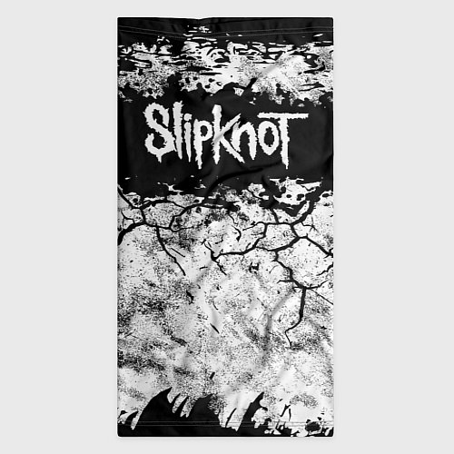 Бандана Надпись Слипкнот Рок Группа ЧБ Slipknot / 3D-принт – фото 3