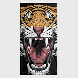 Бандана-труба Оскал амурского тигра, цвет: 3D-принт — фото 2