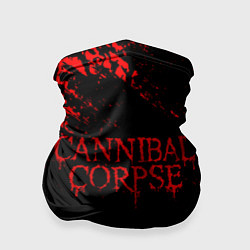 Бандана CANNIBAL CORPSE КРАСНЫЕ ЧЕРЕПА