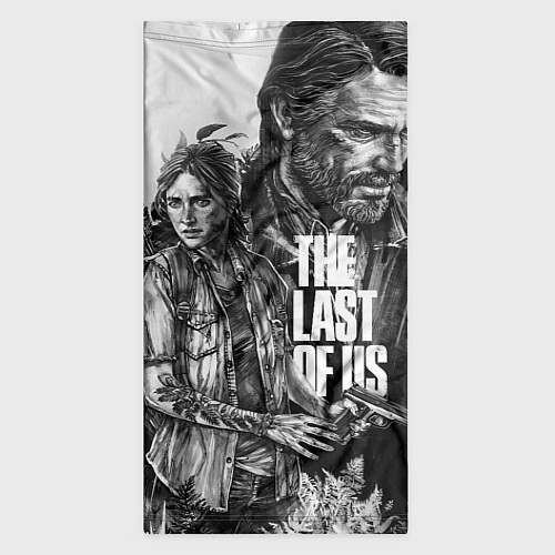 Бандана THE LAST OF US ЧЁРНО БЕЛЫЙ / 3D-принт – фото 3