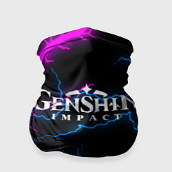 Бандана GENSHIN IMPACT NEON FLASH НЕОНОВЫЕ РАЗРЯДЫ МОЛНИЙ