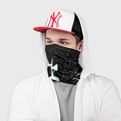 Бандана-труба СИРЕНОГОЛОВЫЙ ГЛИТЧ ЛЕС, КОСМОС, цвет: 3D-принт — фото 2