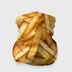 Бандана-труба Картошка фриФастфуд, цвет: 3D-принт