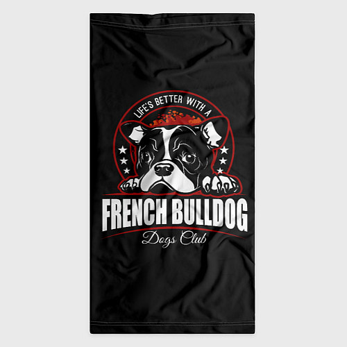 Бандана Французский Бульдог French Bulldog / 3D-принт – фото 3