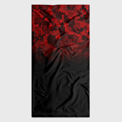 Бандана BLACK RED CAMO RED MILLITARY / 3D-принт – фото 3