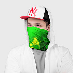 Бандана-труба STALKER LOGO RADIATOIN NEON TOXIC, цвет: 3D-принт — фото 2