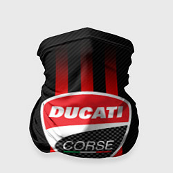 Бандана-труба DUCATI CARBON LOGO ITALY CONCERN, цвет: 3D-принт