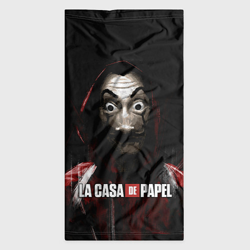 Бандана РИСУНОК БУМАЖНЫЙ ДОМ - LA CASA DE PAPEL BELLA CIAO / 3D-принт – фото 3