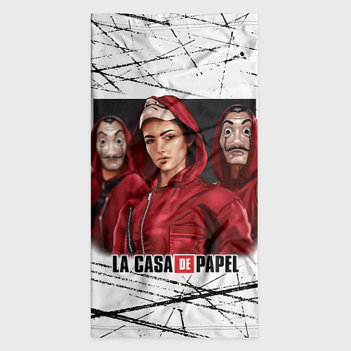 Бандана СЕРИАЛ БУМАЖНЫЙ ДОМ LA CASA DE PAPEL BELLA CIAO / 3D-принт – фото 3