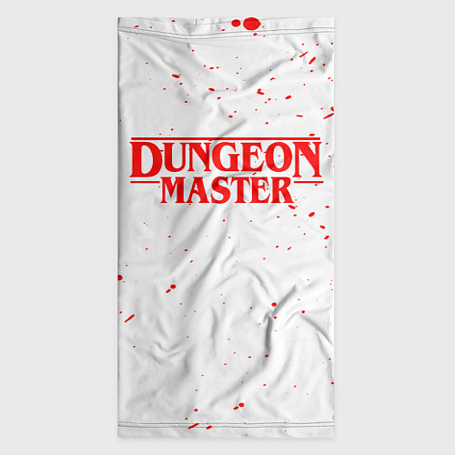 Бандана DUNGEON MASTER BLOOD ГАЧИМУЧИ БЕЛЫЙ / 3D-принт – фото 3