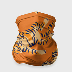 Бандана-труба Тигр паттерн, цвет: 3D-принт
