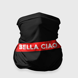 Бандана-труба BELLA CIAO БУМАЖНЫЙ ДОМ, цвет: 3D-принт