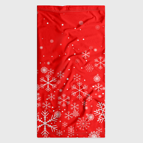 Бандана Летящие снежинки / 3D-принт – фото 3