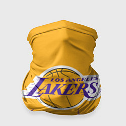 Бандана-труба LA LAKERS NBA FIRE ЛЕЙКЕРС ОГОНЬ, цвет: 3D-принт