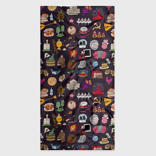 Бандана Российская история и русская культура паттерн / 3D-принт – фото 3