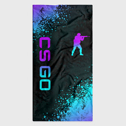 Бандана-труба CS GO NEON SYMBOL STYLE SKIN КС ГО НЕОН, цвет: 3D-принт — фото 2