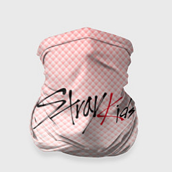 Бандана-труба Stray kids лого, K-pop ромбики, цвет: 3D-принт