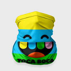 Бандана-труба Toca Boca Logo Тока Бока, цвет: 3D-принт