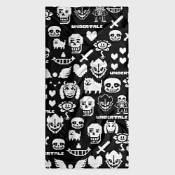 Бандана-труба UNDERTALE PATTERN БЕЛЫЙ, цвет: 3D-принт — фото 2