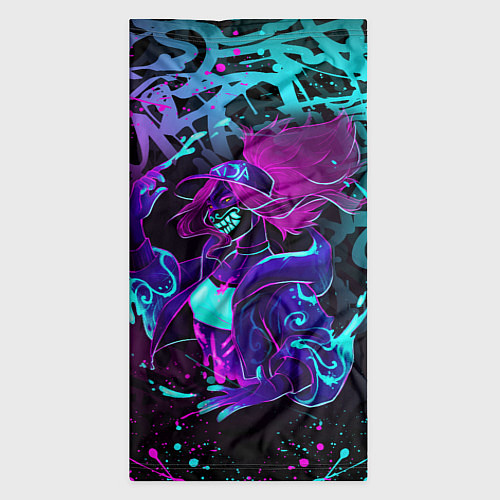 Бандана KDA NEON GRAFFITI LEAGUE OF LEGENDS / 3D-принт – фото 3