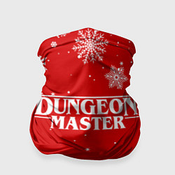 Бандана-труба ГАЧИМУЧИ DUNGEON MASTER НОВОГОДНИЙ, цвет: 3D-принт