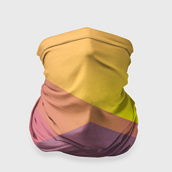 Бандана-труба Рассвет в горах искусства, цвет: 3D-принт