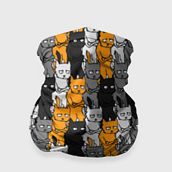 Бандана-труба Злой Кот мем, цвет: 3D-принт